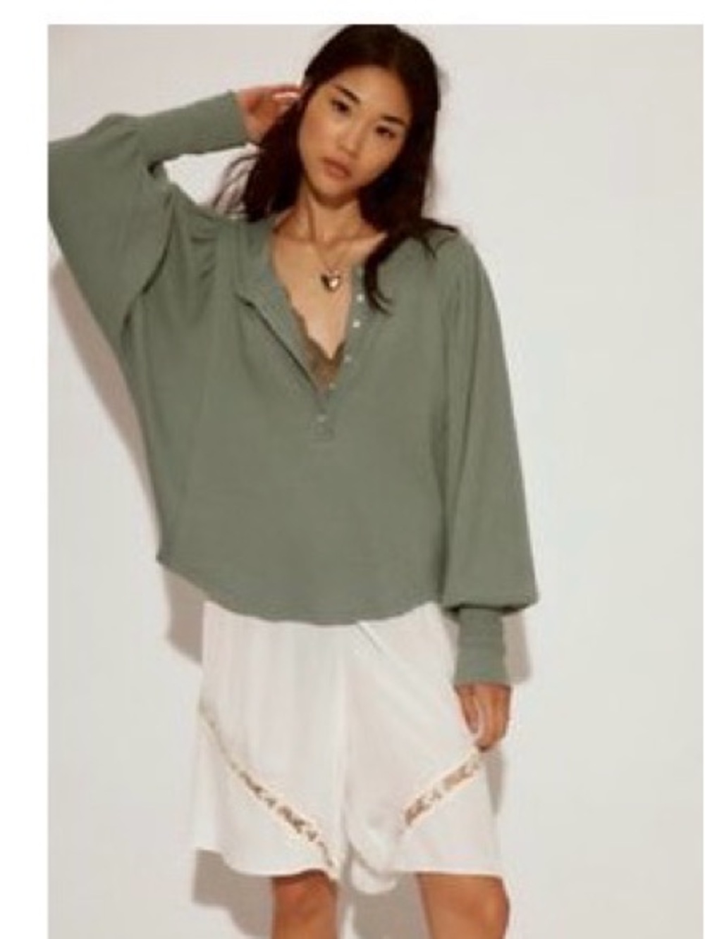 Free People We The Free Quinn Knit Thermal NWT